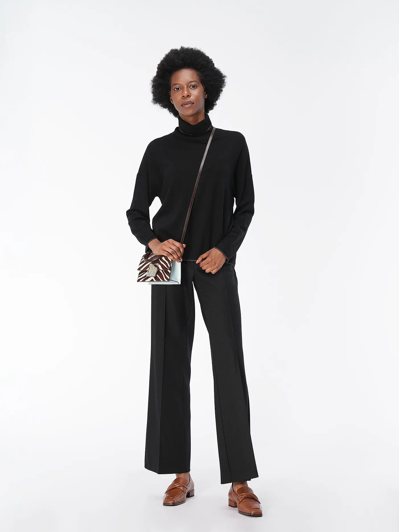 CAMBIO | Hose Flared Fit AVA | schwarz